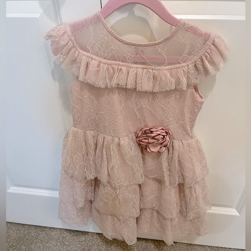 Laura Ashley Girls Lace Dress size 5
